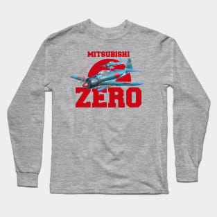 A6M Zero | WW2 Plane Long Sleeve T-Shirt